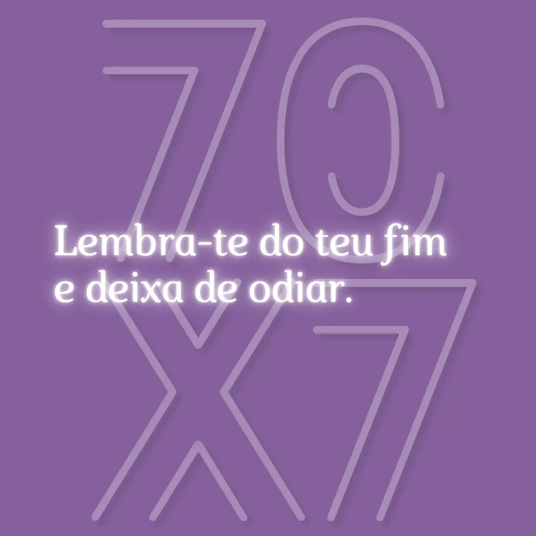 lembra te do teu fim